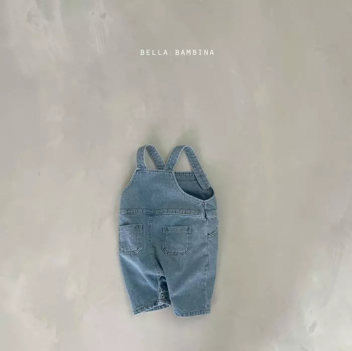 Bella Bambina - Korean Baby Fashion - #babyoutfit - Bebe Bbangdduck Dungarees Bodysuit - 5
