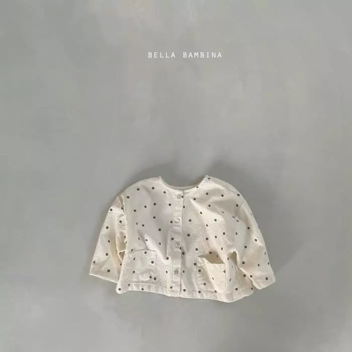 Bella Bambina - Korean Baby Fashion - #babyoutfit - Bebe Dot Dnui Cardigan - 8