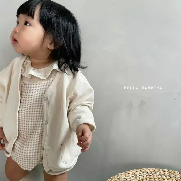 Bella Bambina - Korean Baby Fashion - #babyootd - Bebe Basic Cardigan - 4
