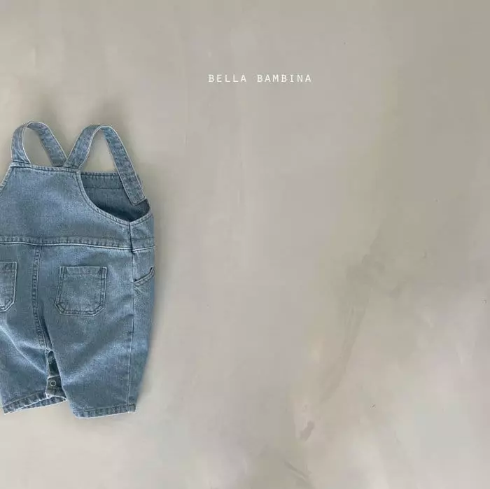 Bella Bambina - Korean Baby Fashion - #babywear - Bebe Bbangdduck Dungarees Bodysuit - 6