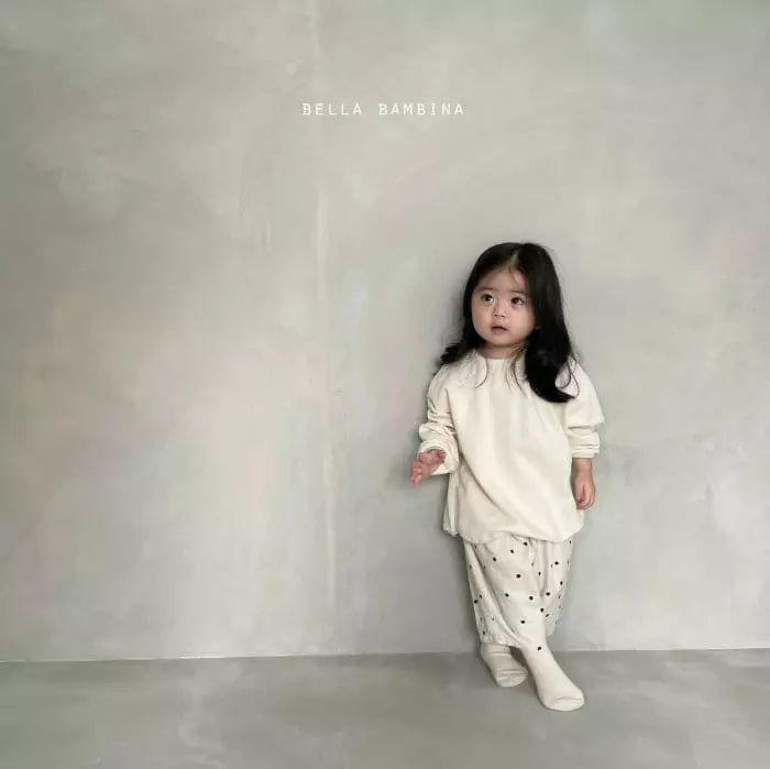 Bella Bambina - Korean Baby Fashion - #onlinebabyboutique - Bebe Bang Bang Simple Piping Tee - 3