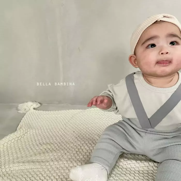 Bella Bambina - Korean Baby Fashion - #onlinebabyboutique - Bebe Dungarees Leggings - 12
