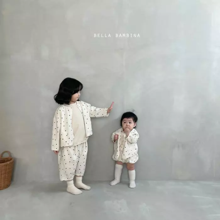 Bella Bambina - Korean Baby Fashion - #onlinebabyshop - Beeb Dot Bloomer Top Set - 9