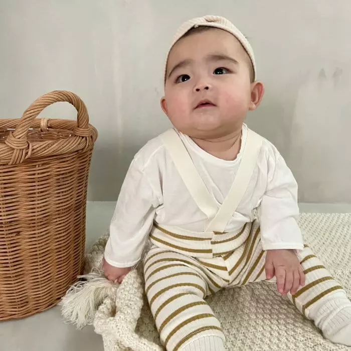 Bella Bambina - Korean Baby Fashion - #onlinebabyshop - Bebe Easy Deggi Piping Tee - 4