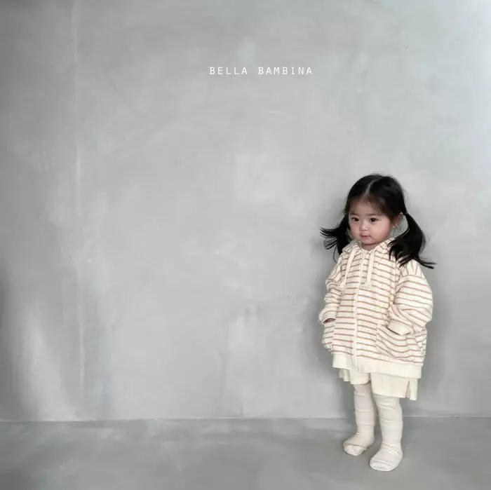 Bella Bambina - Korean Children Fashion - #kidzfashiontrend - Crong Stripes Hoody Zip-up - 4