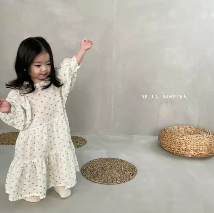 Bella Bambina - Korean Children Fashion - #childofig - Flower Long One-piece - 9