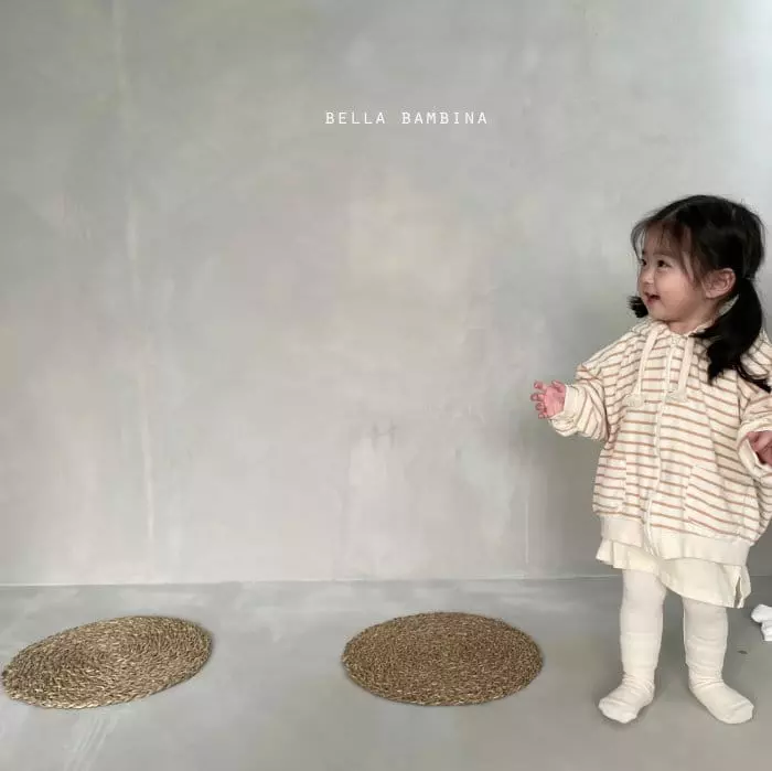 Bella Bambina - Korean Children Fashion - #childofig - Crong Stripes Hoody Zip-up - 12