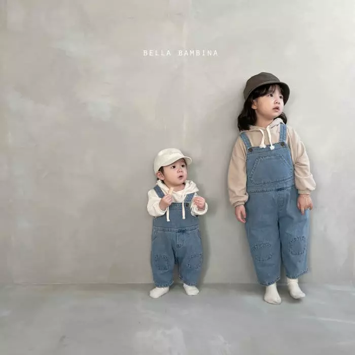 Bella Bambina - Korean Children Fashion - #childofig - Bbang Dduck Dungarees Pants - 10
