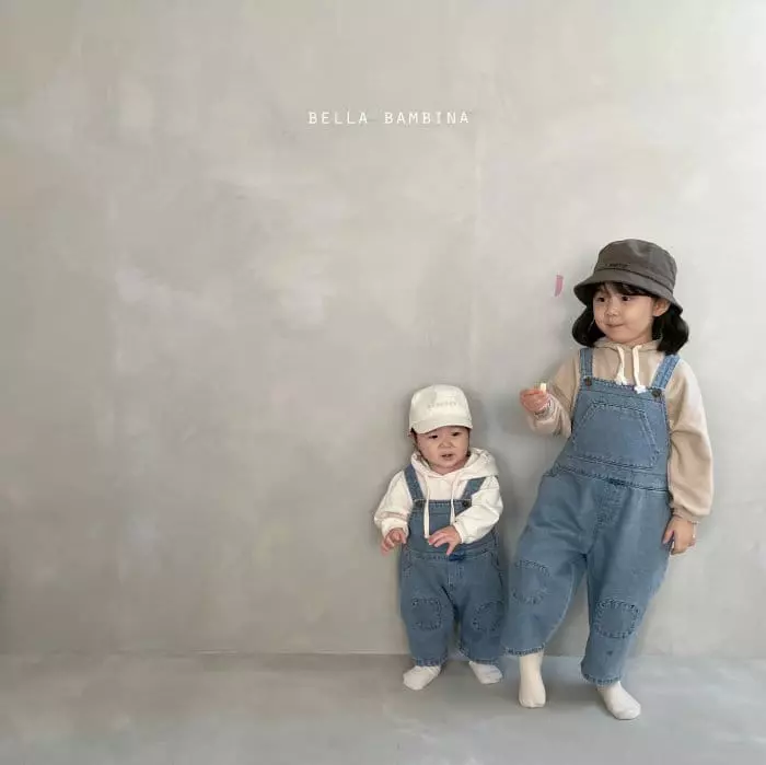 Bella Bambina - Korean Children Fashion - #childrensboutique - Bbang Dduck Dungarees Pants - 11
