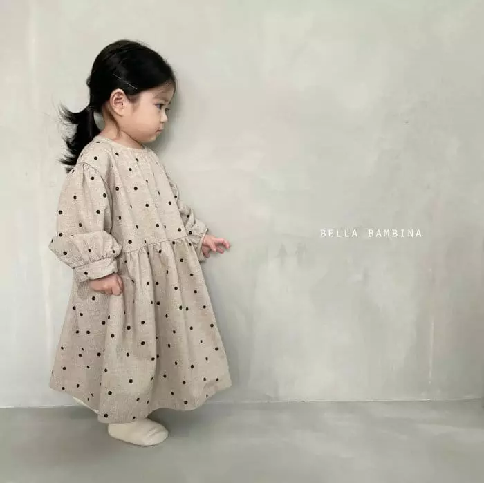 Bella Bambina - Korean Children Fashion - #designkidswear - Dot One-piece - 8