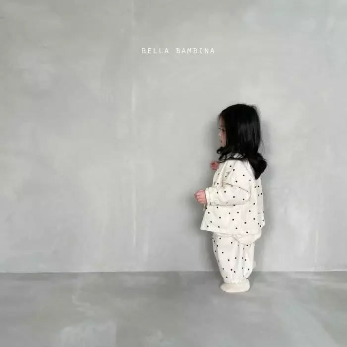 Bella Bambina - Korean Children Fashion - #discoveringself - Dot Onui Pants Shirt Set - 5