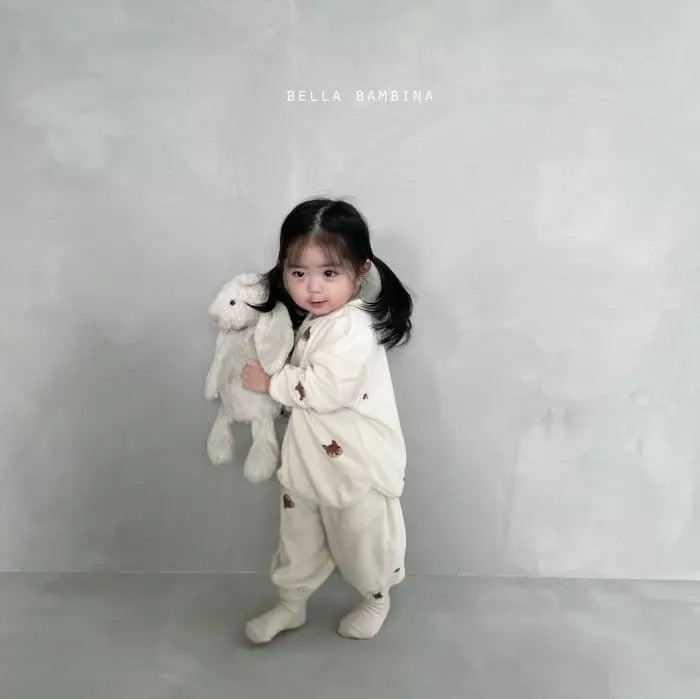 Bella Bambina - Korean Children Fashion - #designkidswear - Arcon Piping Top Bottom Set - 4