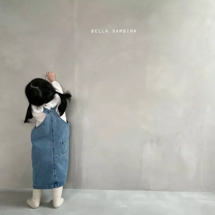 Bella Bambina - Korean Children Fashion - #fashionkids - Molly Denim Dungarees One-piece - 9