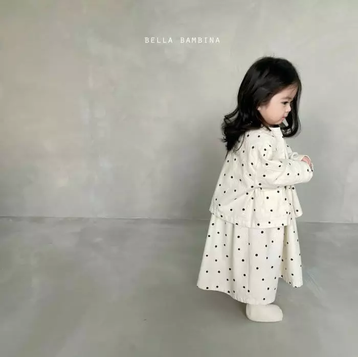 Bella Bambina - Korean Children Fashion - #fashionkids - Dot Onui One-piece Shirt Set - 7