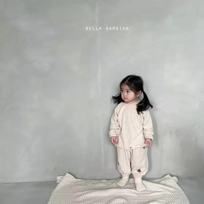 Bella Bambina - Korean Children Fashion - #fashionkids - Arcon Piping Top Bottom Set - 5