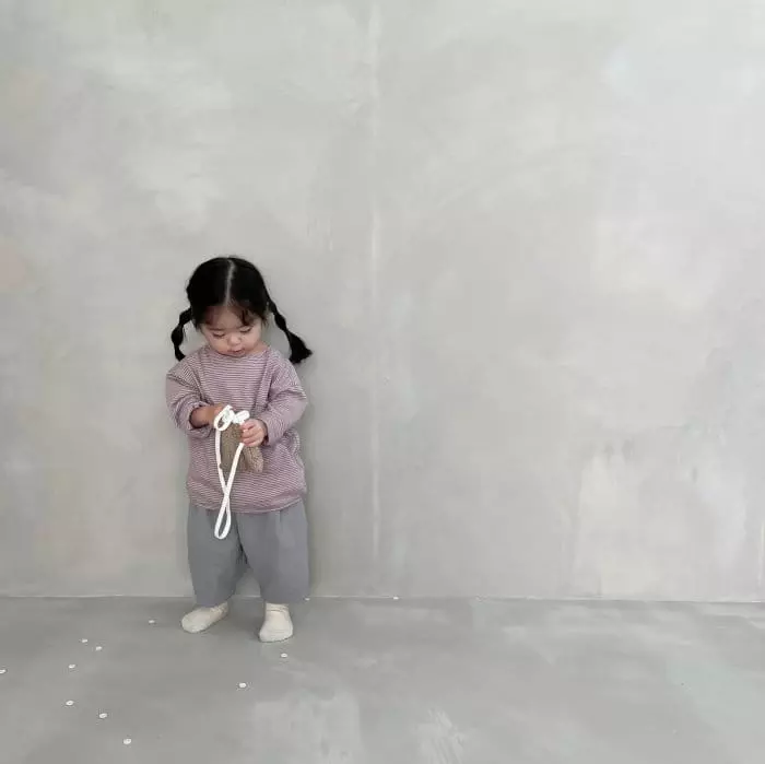 Bella Bambina - Korean Children Fashion - #fashionkids - Easy Deggi Piping Tee - 4