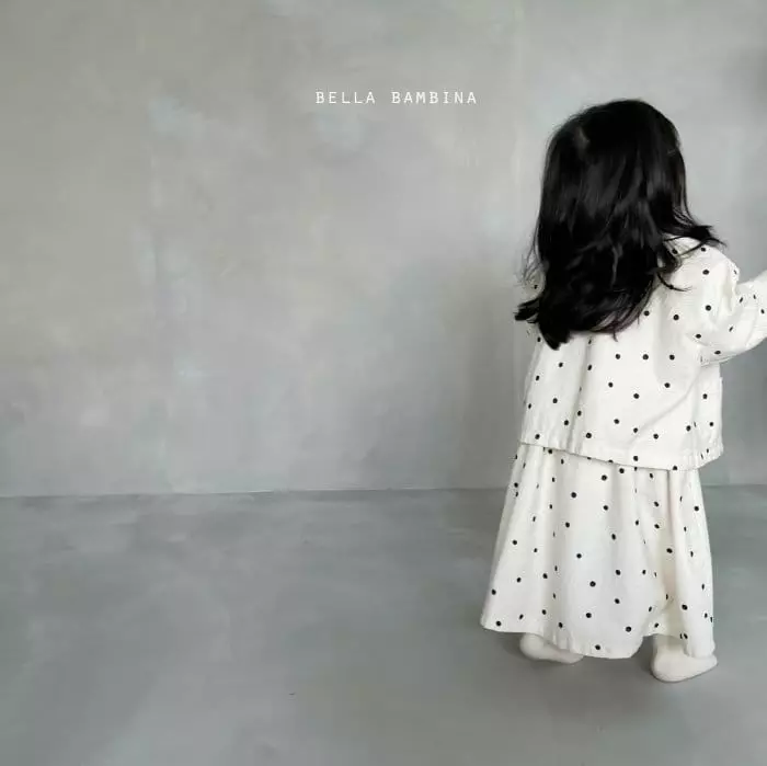 Bella Bambina - Korean Children Fashion - #kidsstore - Dot Onui One-piece Shirt Set - 9