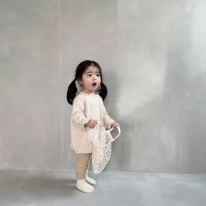 Bella Bambina - Korean Children Fashion - #kidsstore - Easy Deggi Piping Tee - 5