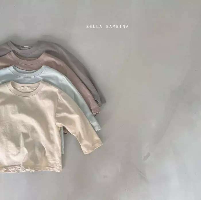 Bella Bambina - Korean Children Fashion - #kidsstore - Spring Basic Tee - 3