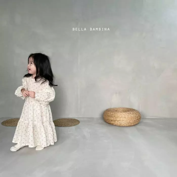 Bella Bambina - Korean Children Fashion - #kidzfashiontrend - Flower Long One-piece - 3