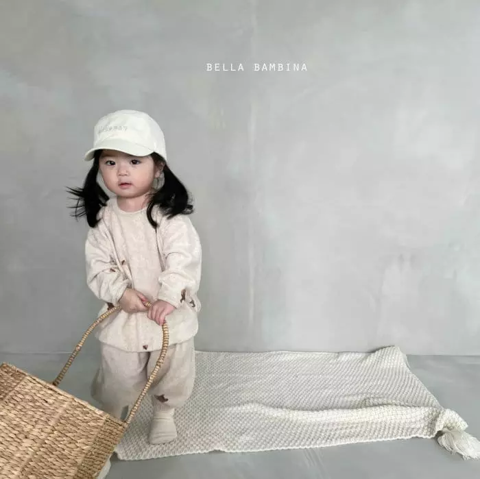 Bella Bambina - Korean Children Fashion - #kidzfashiontrend - Arcon Piping Top Bottom Set - 8