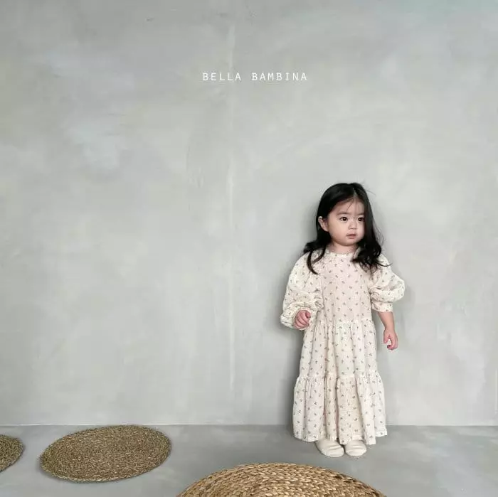 Bella Bambina - Korean Children Fashion - #littlefashionista - Flower Long One-piece - 5