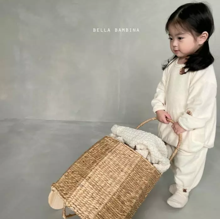 Bella Bambina - Korean Children Fashion - #magicofchildhood - Arcon Piping Top Bottom Set - 11
