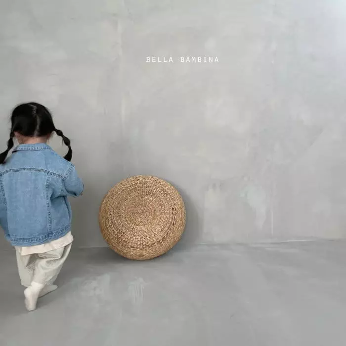 Bella Bambina - Korean Children Fashion - #magicofchildhood - Stand Denim Jacket - 8