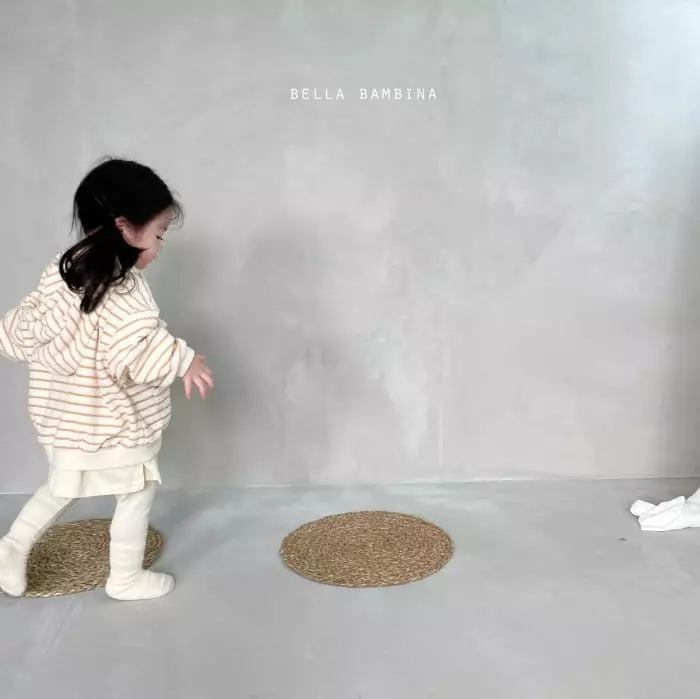 Bella Bambina - Korean Children Fashion - #magicofchildhood - Crong Stripes Hoody Zip-up - 6