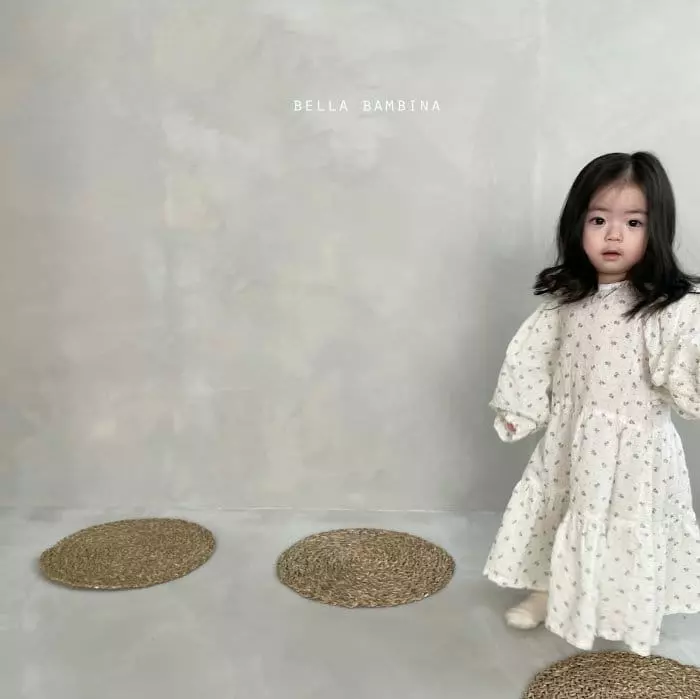 Bella Bambina - Korean Children Fashion - #minifashionista - Flower Long One-piece - 7