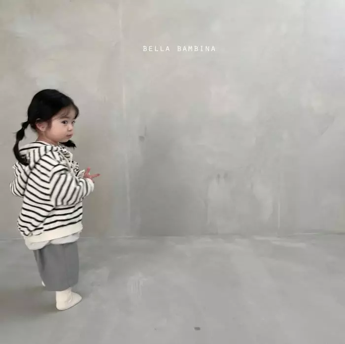Bella Bambina - Korean Children Fashion - #minifashionista - Crong Stripes Hoody Zip-up - 7