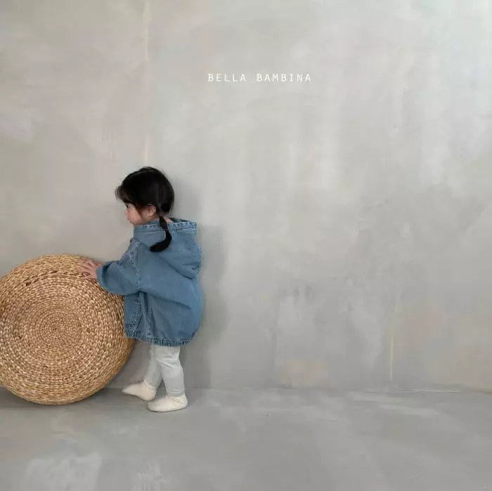 Bella Bambina - Korean Children Fashion - #prettylittlegirls - Mono Denim Anorak Hoody - 9
