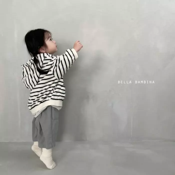 Bella Bambina - Korean Children Fashion - #stylishchildhood - Crong Stripes Hoody Zip-up - 11