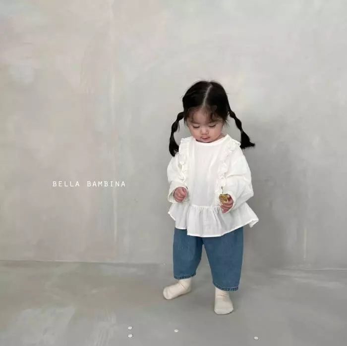 Bella Bambina - Korean Children Fashion - #prettylittlegirls - Roet Frill Blouse - 4