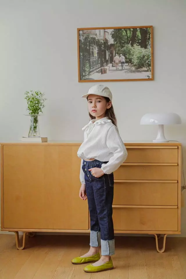 Berry Berry - Korean Children Fashion - #childofig - Roll Up Jeans - 3