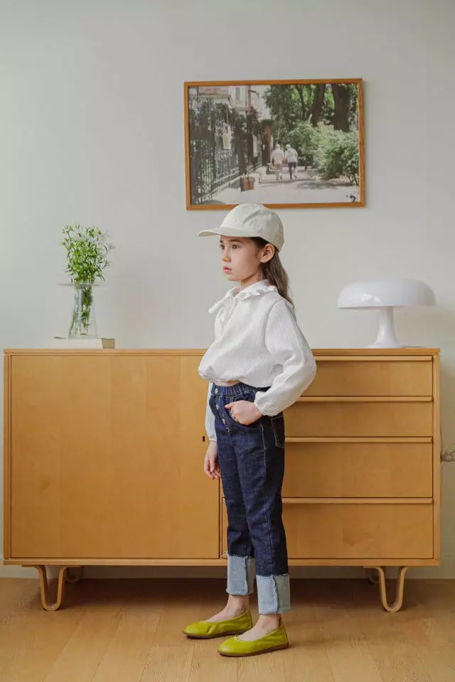 Berry Berry - Korean Children Fashion - #childofig - Roll Up Jeans - 4