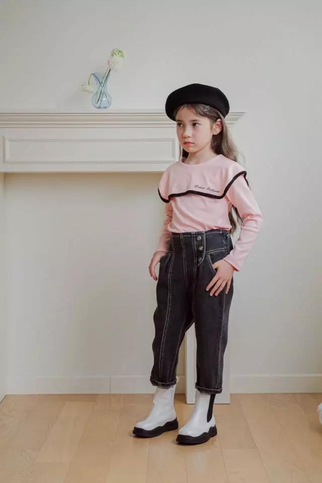 Berry Berry - Korean Children Fashion - #childofig - Big Collar Tee - 5