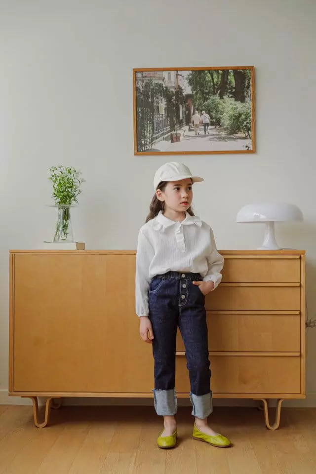 Berry Berry - Korean Children Fashion - #childrensboutique - Roll Up Jeans - 5