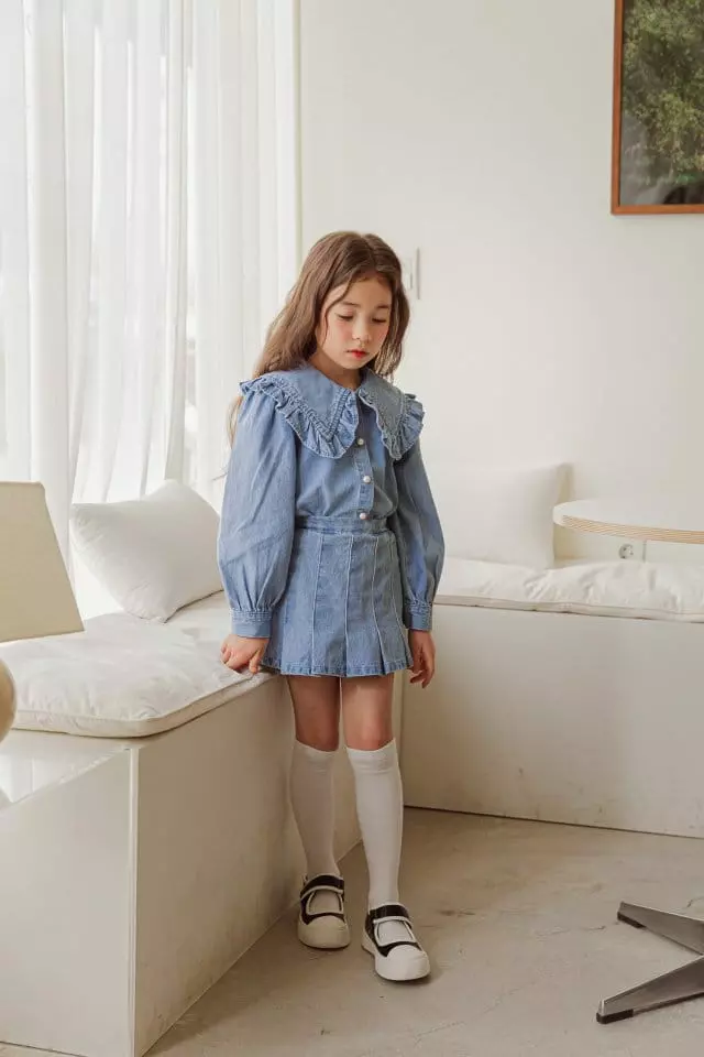 Berry Berry - Korean Children Fashion - #childrensboutique - Denim Shirt - 2
