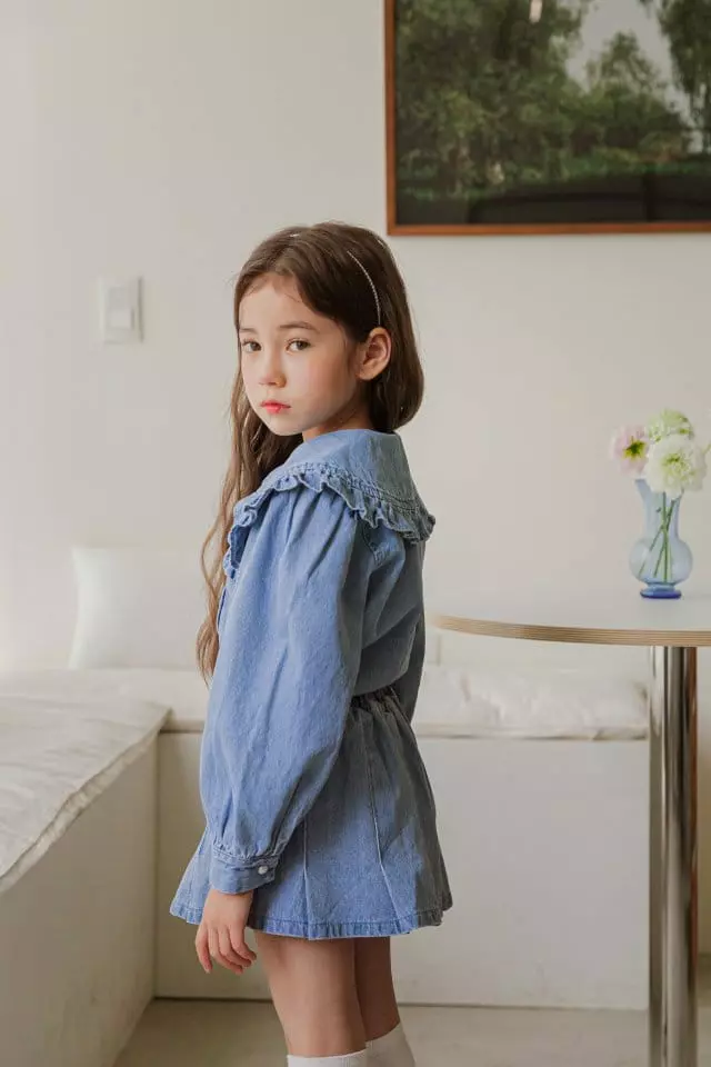 Berry Berry - Korean Children Fashion - #fashionkids - Denim Shirt - 5