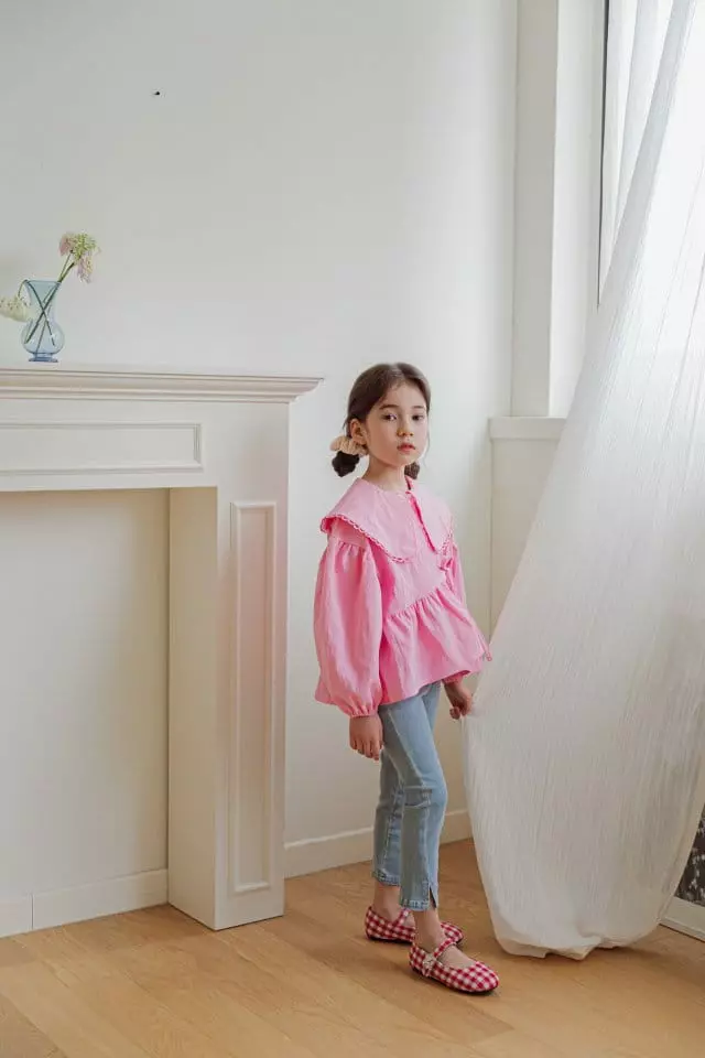 Berry Berry - Korean Children Fashion - #magicofchildhood - Wrap Blouse - 2