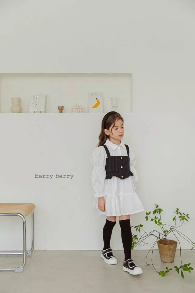 Berry Berry - Korean Children Fashion - #littlefashionista - Bustier One-piece - 4