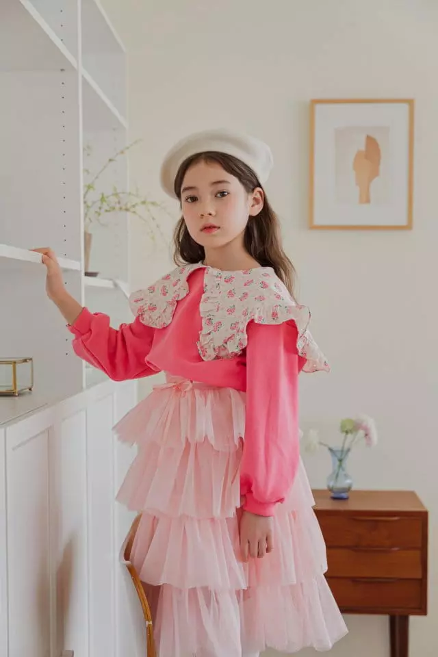 Berry Berry - Korean Children Fashion - #minifashionista - Flower Sweatshirt - 4