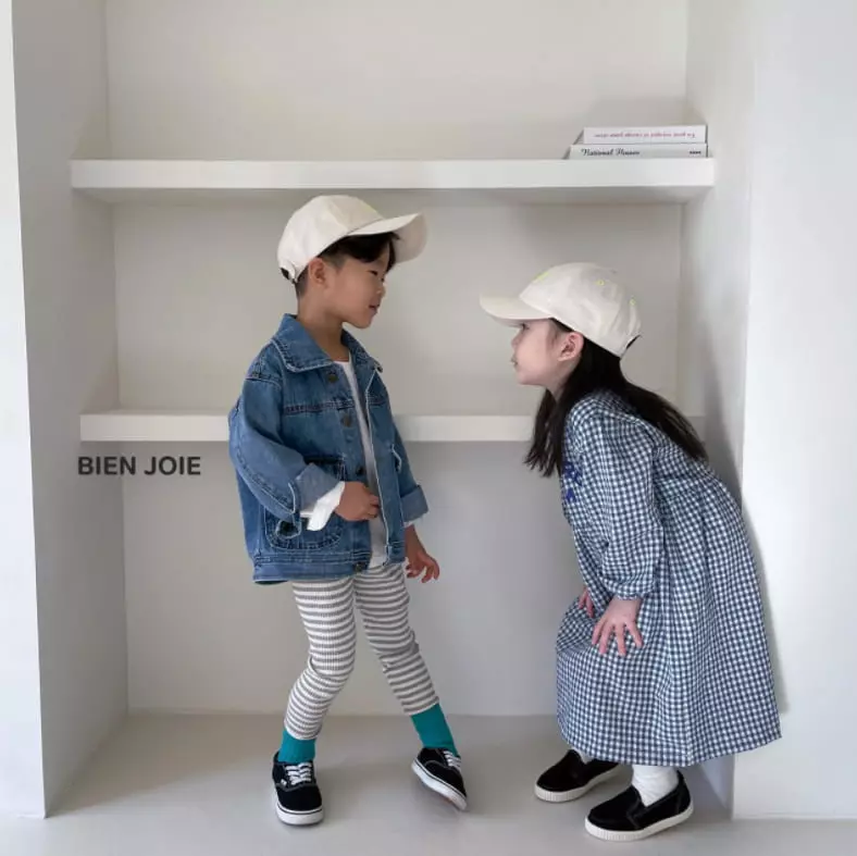 Bien Joie - Korean Children Fashion - #Kfashion4kids - Tam Tam Denim Jacket - 11
