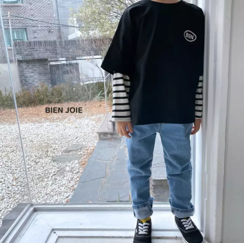 Bien Joie - Korean Children Fashion - #Kfashion4kids - Pring Striaght Jeans - 8