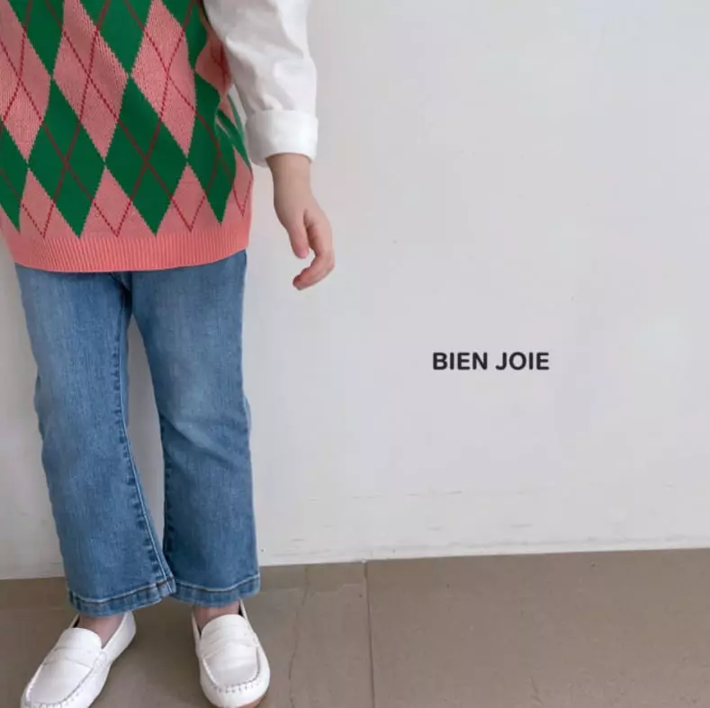 Bien Joie - Korean Children Fashion - #designkidswear - Cona Bootscut Jeans
