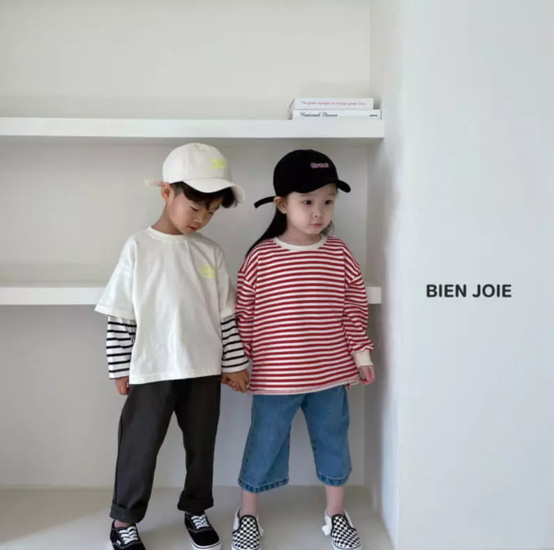 Bien Joie - Korean Children Fashion - #childrensboutique - Pico Stripes Tee - 4
