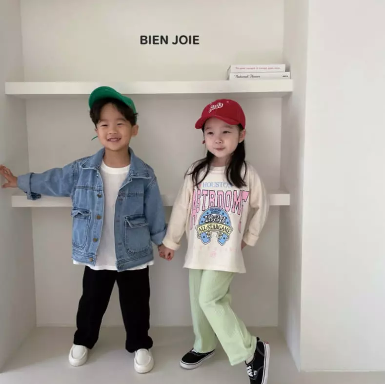 Bien Joie - Korean Children Fashion - #discoveringself - Tam Tam Denim Jacket - 6