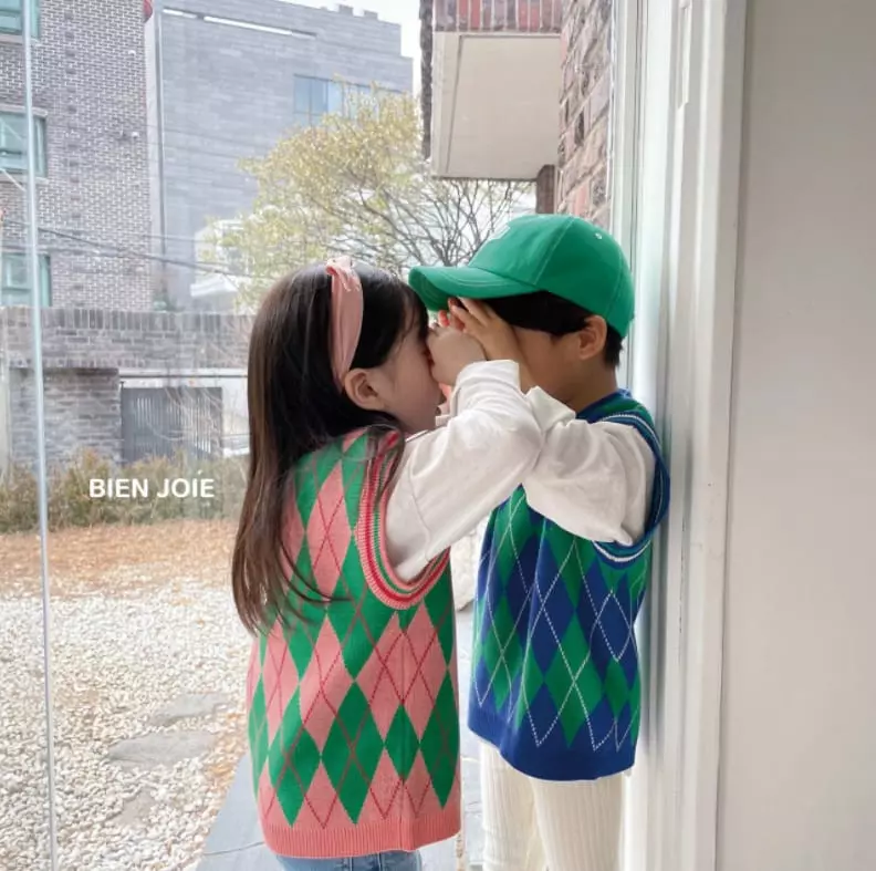 Bien Joie - Korean Children Fashion - #discoveringself - Poly Knit Vest - 10