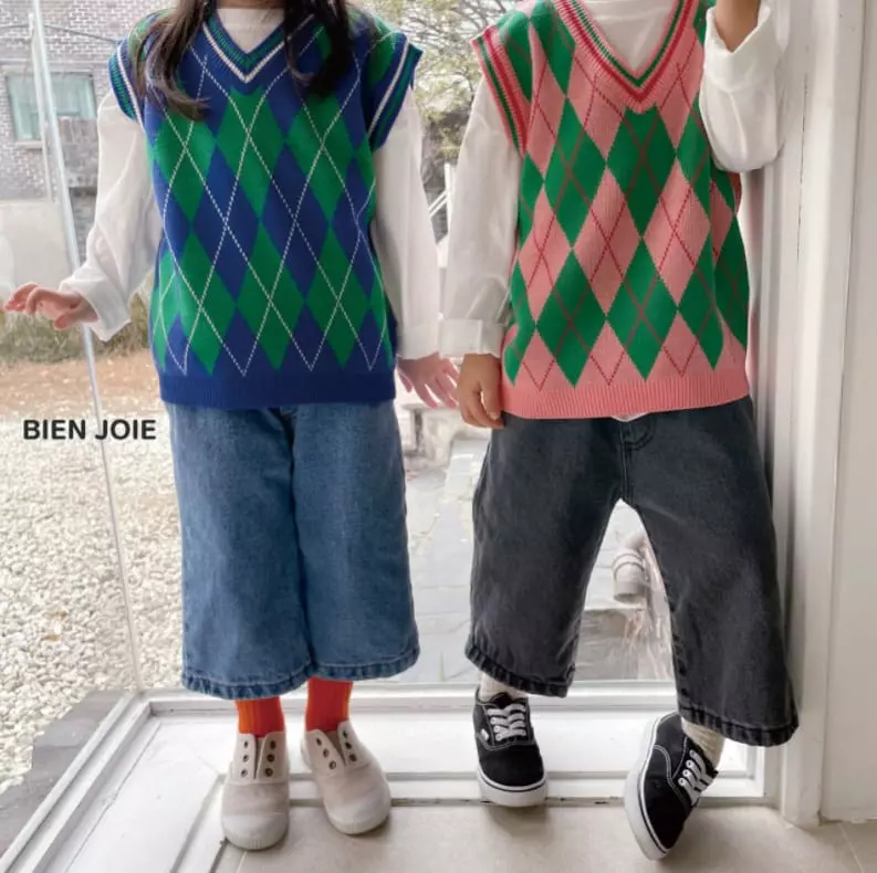 Bien Joie - Korean Children Fashion - #designkidswear - Cola Capri Jeans - 4